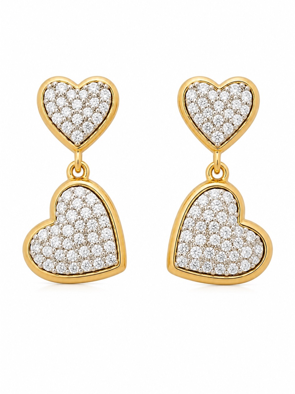 Kate Spade With All My Heart Pavé Drop Earrings